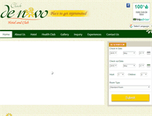 Tablet Screenshot of clubdenovo.com